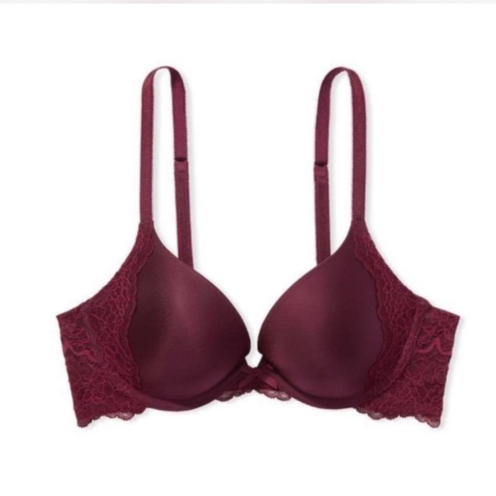 Victoria's Secret Deep Burgundy Lace Bra
